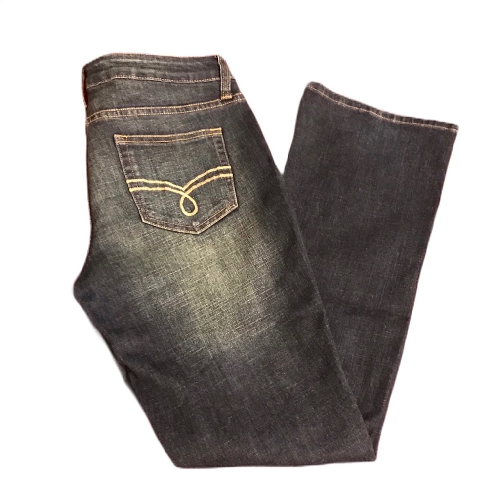 American Rag Bootcut Jeans Size 9 Short Dark Wash Stretch Denim NWOT Y2K